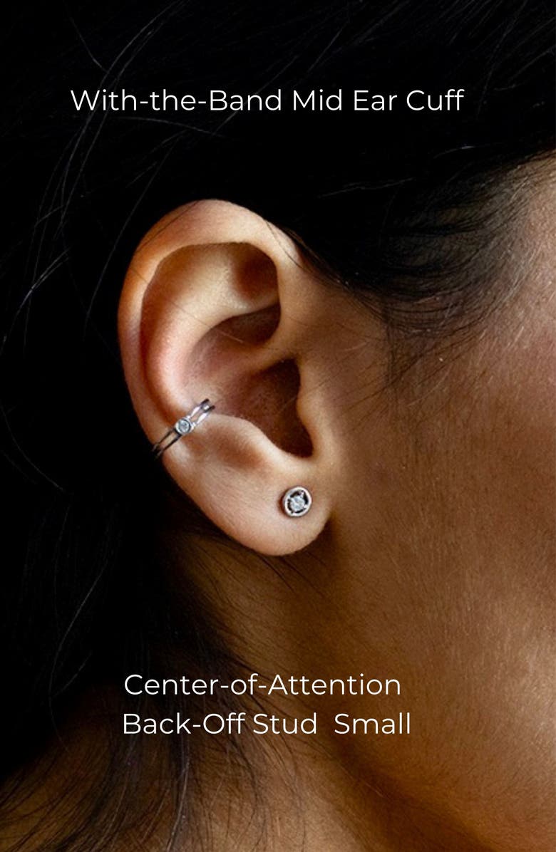 Seed2Stone Center-of-Attention Back-Off Stud, Alternate, color, Silver