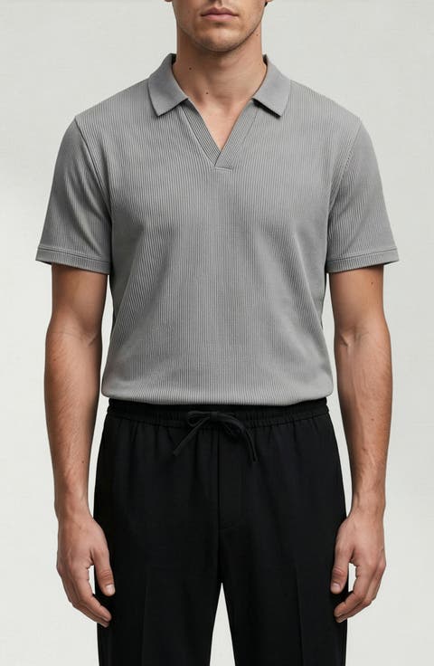 Ribbed Jonny Collar Polo