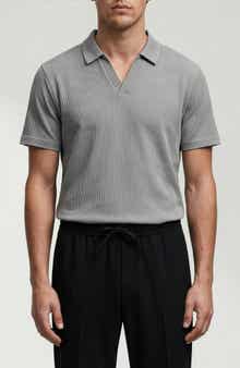 Ribbed Jonny Collar Polo