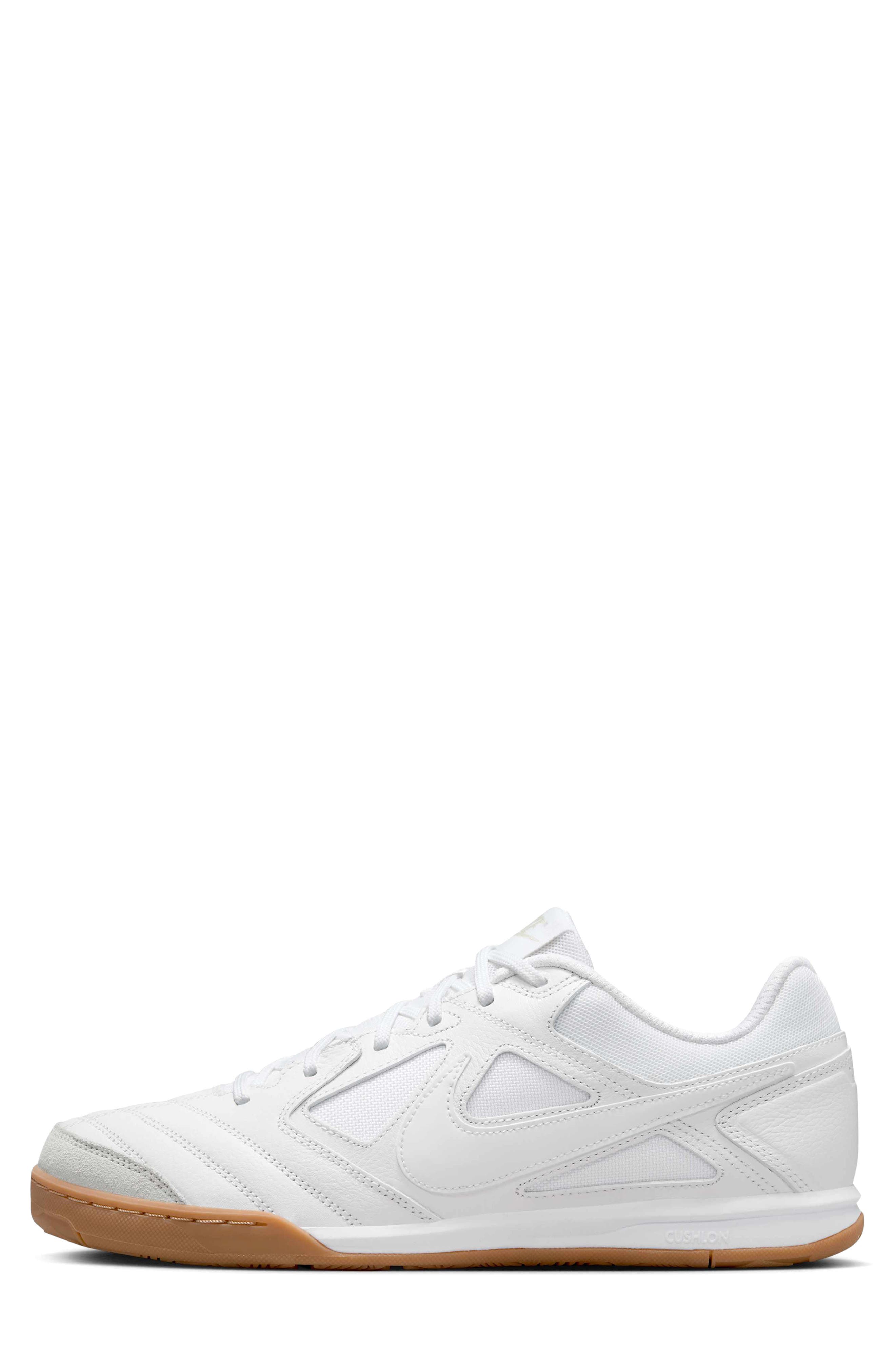 Nike Gato Soccer Sneaker, Alternate, color, 100 White/White