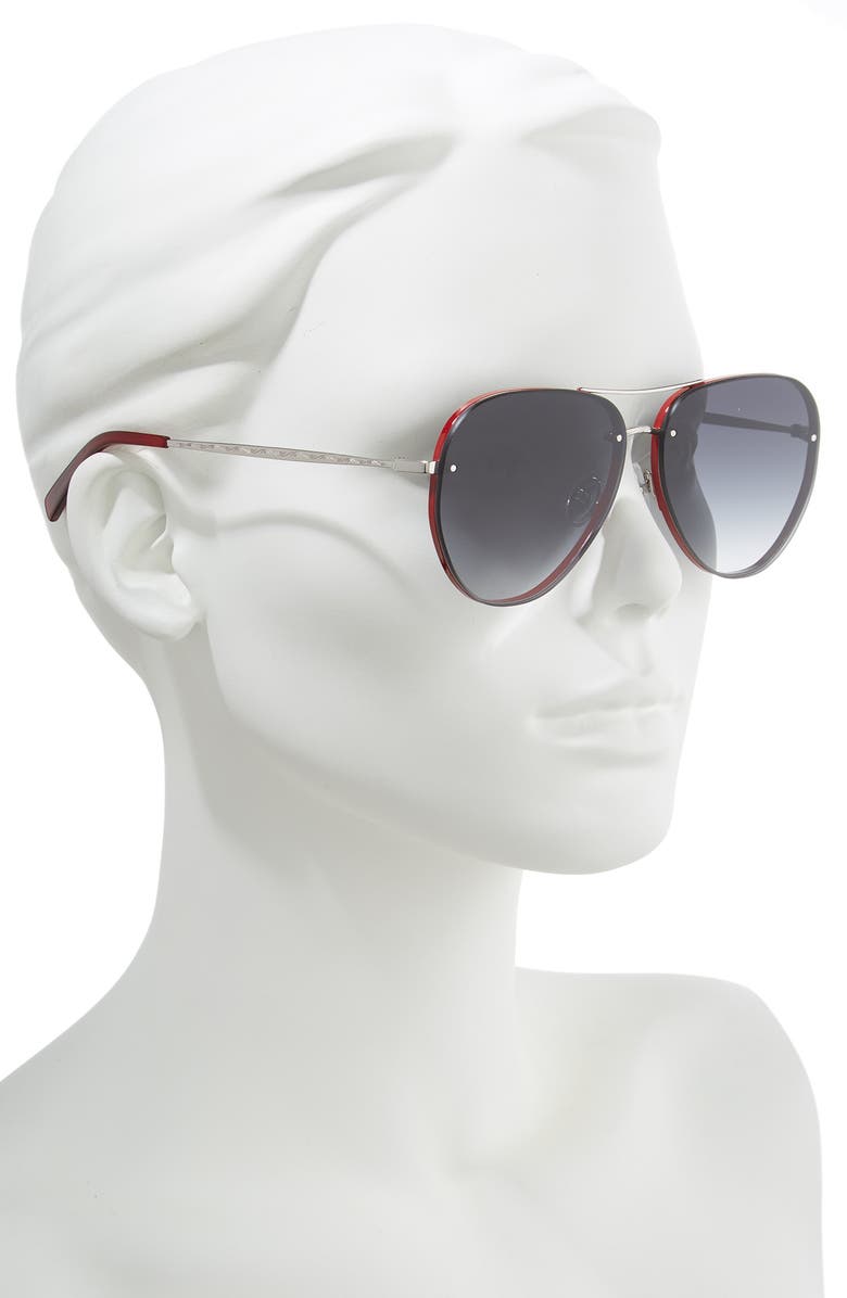 Rebecca Minkoff Gloria2 59mm Aviator Sunglasses, Alternate, color, 