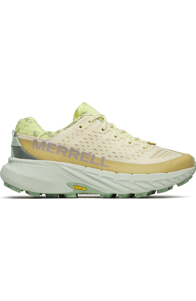 Merrell Agility Peak 5 Running Shoe, Alternate, color, Beach/ Citrine