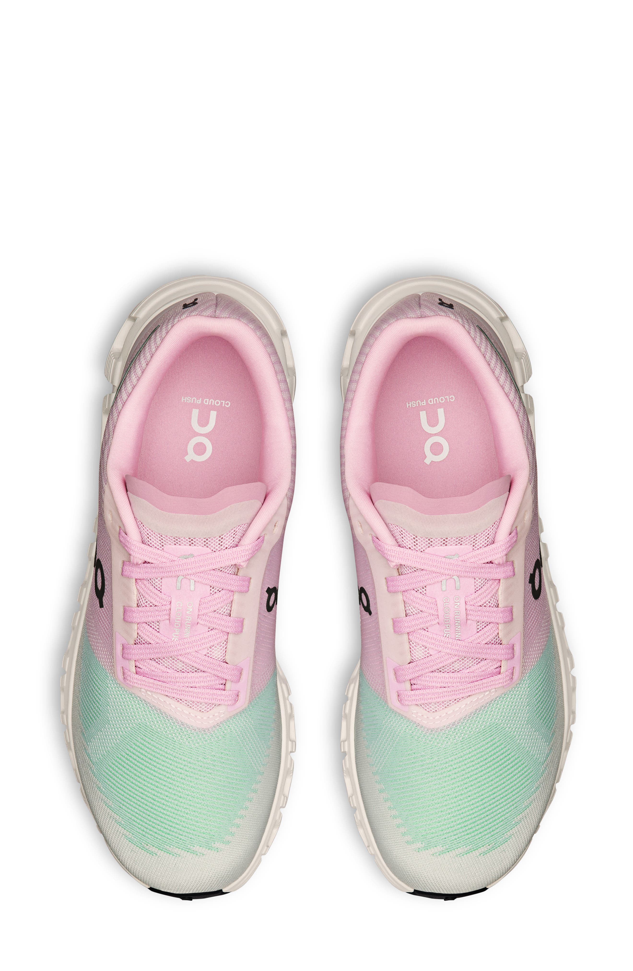 Cloud 6 Push Sneaker, Alternate, color, HONEYDEW/ PETAL