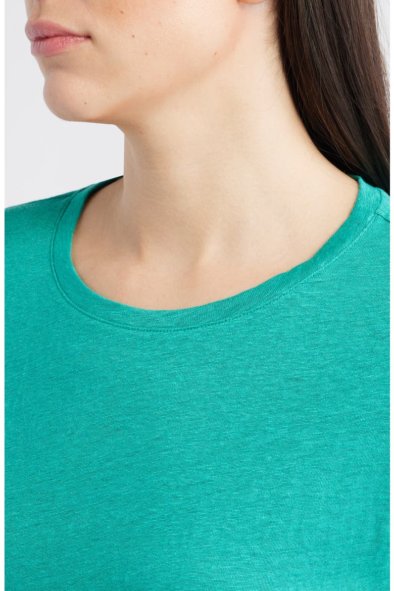 Organic Linen Crewneck T-Shirt, Alternate, color, SSTAR
