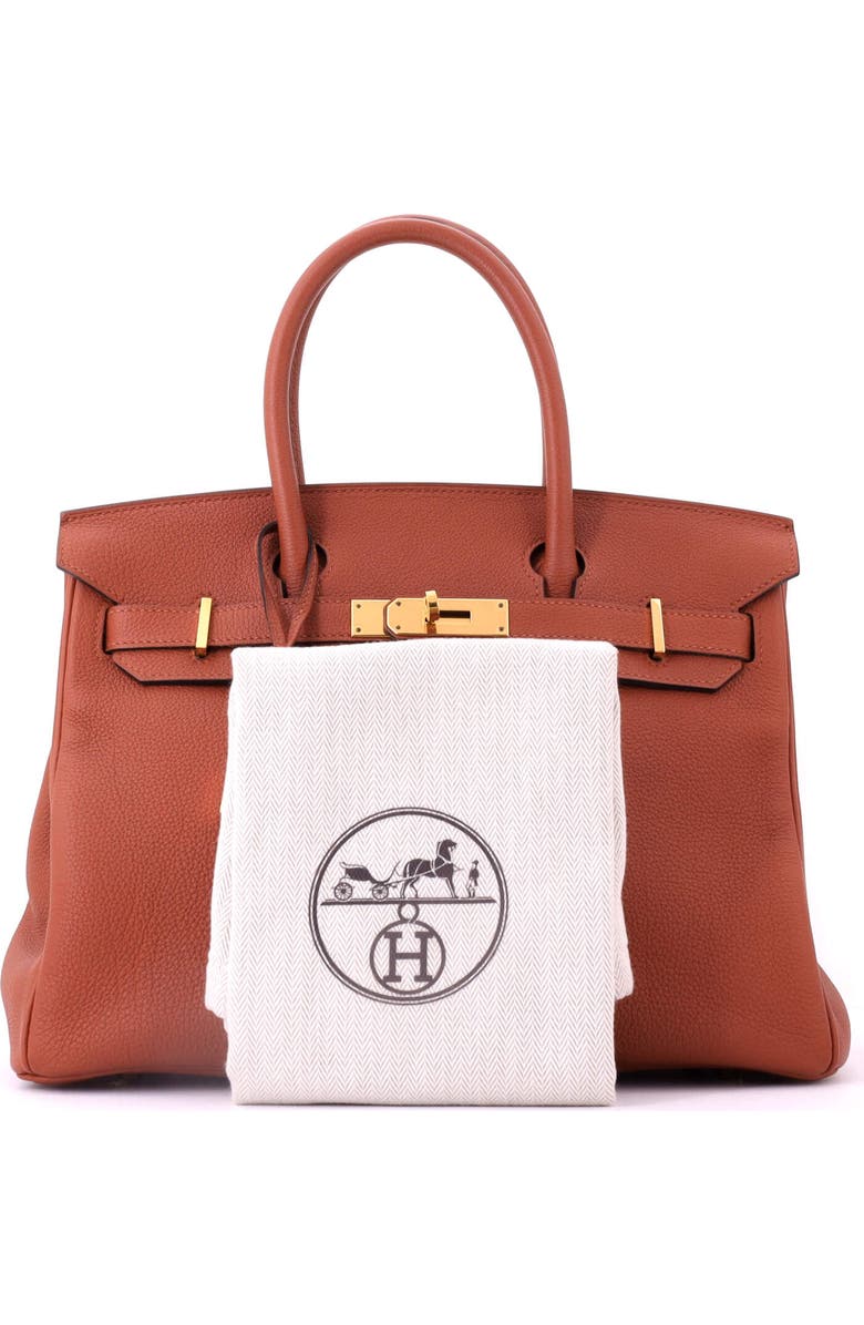 Pre-Owned Hermes Birkin Handbag Brown Togo with Gold Hardware 30, Alternate, color, Cuivre