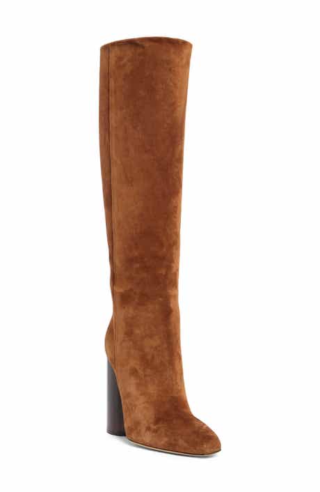 FERRAGAMO Pampero Suede Tall Boot