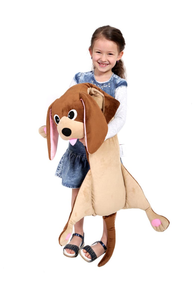 Vema Dog Weighted Stuffed Animal, Alternate, color, NO COLOR