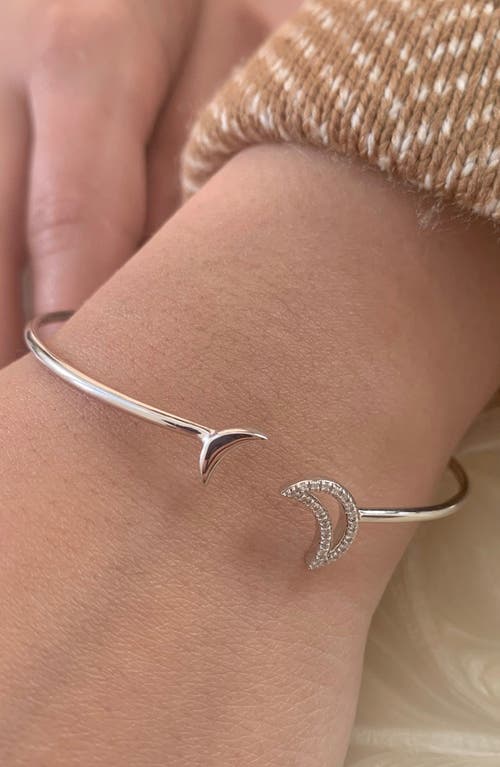 Luvmyjewelry Date Night Diamond Cuff Bracelet In White