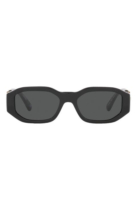 Kids' 48mm Small Rectangle Sunglasses