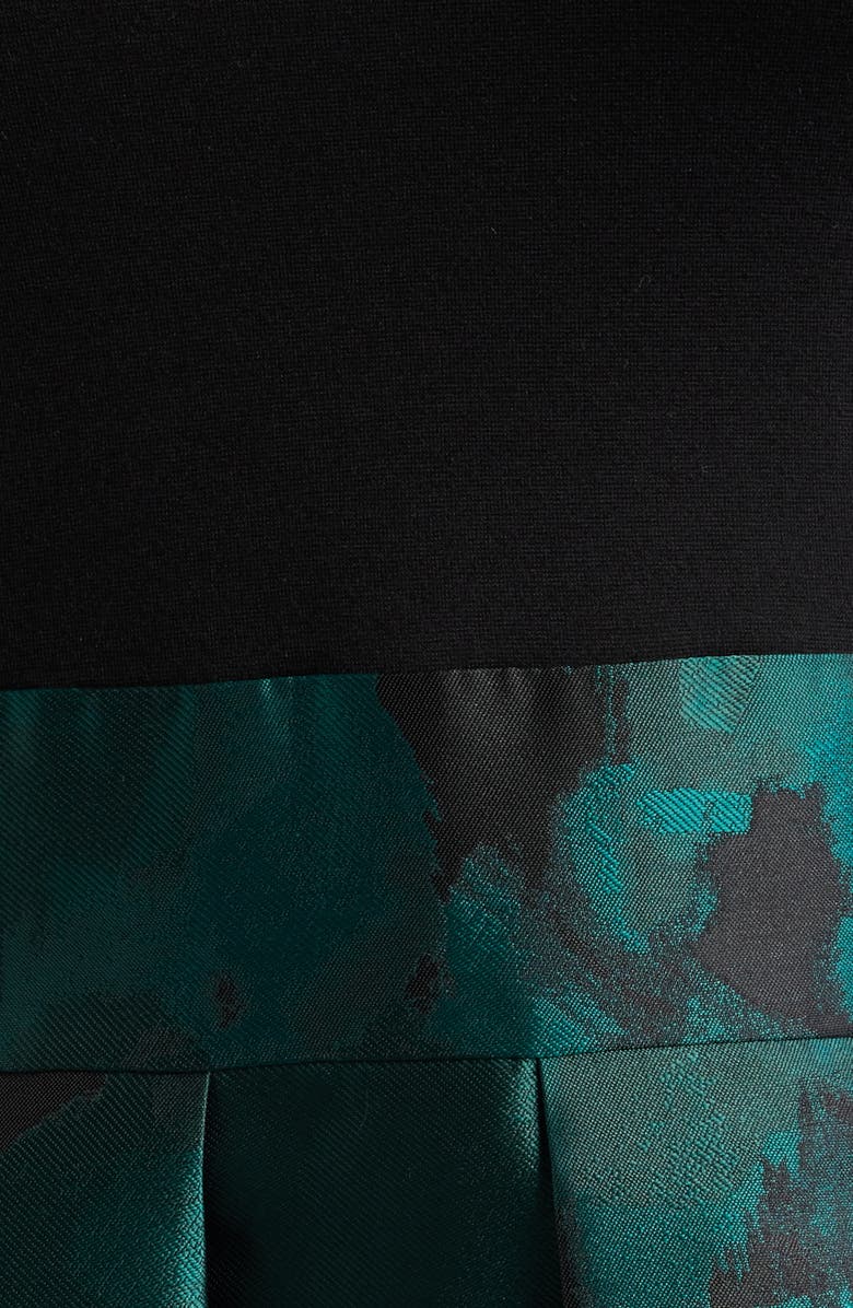 Anne Klein Long Sleeve A-Line Dress, Alternate, color, 