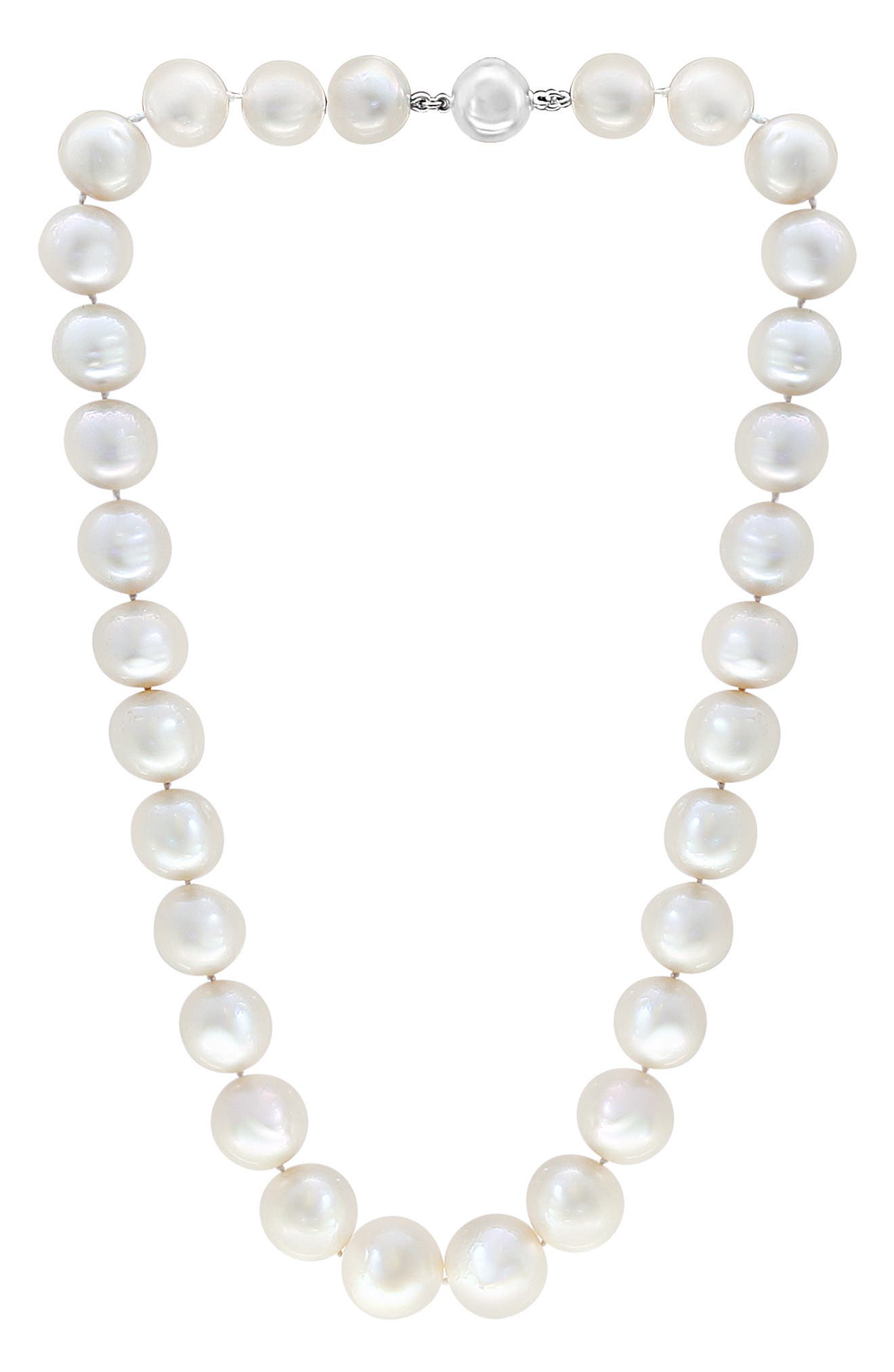 EFFY Sterling Silver 12-13mm Freshwater Pearl Necklace