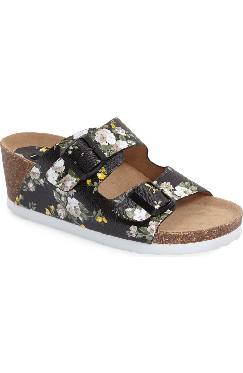 Kensie 'Wenda' Wedge Slide Sandal, Main, color,