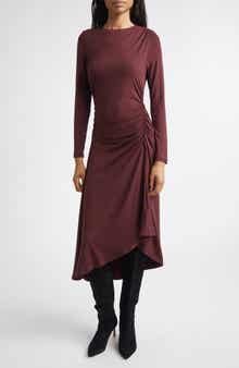 Veronica Beard Theodora Ruched Midi Dress