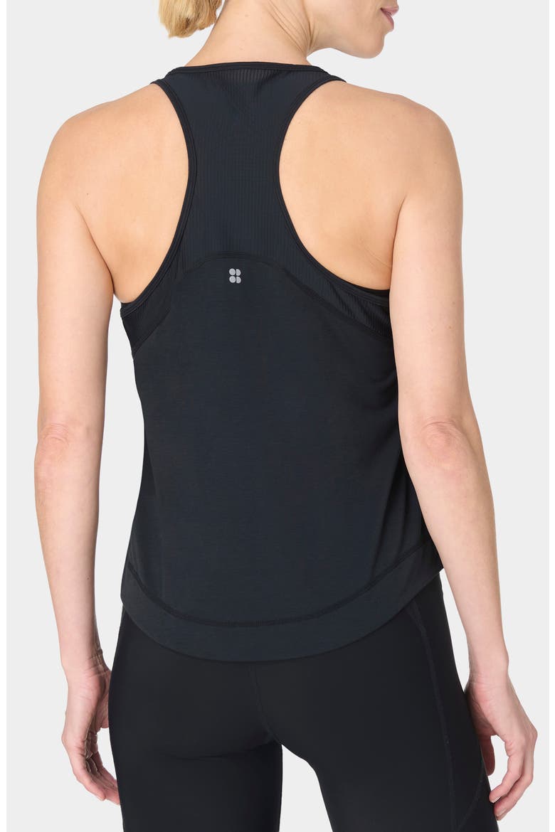 Breathe Easy Run Mesh Tank, Alternate, color, BLACK