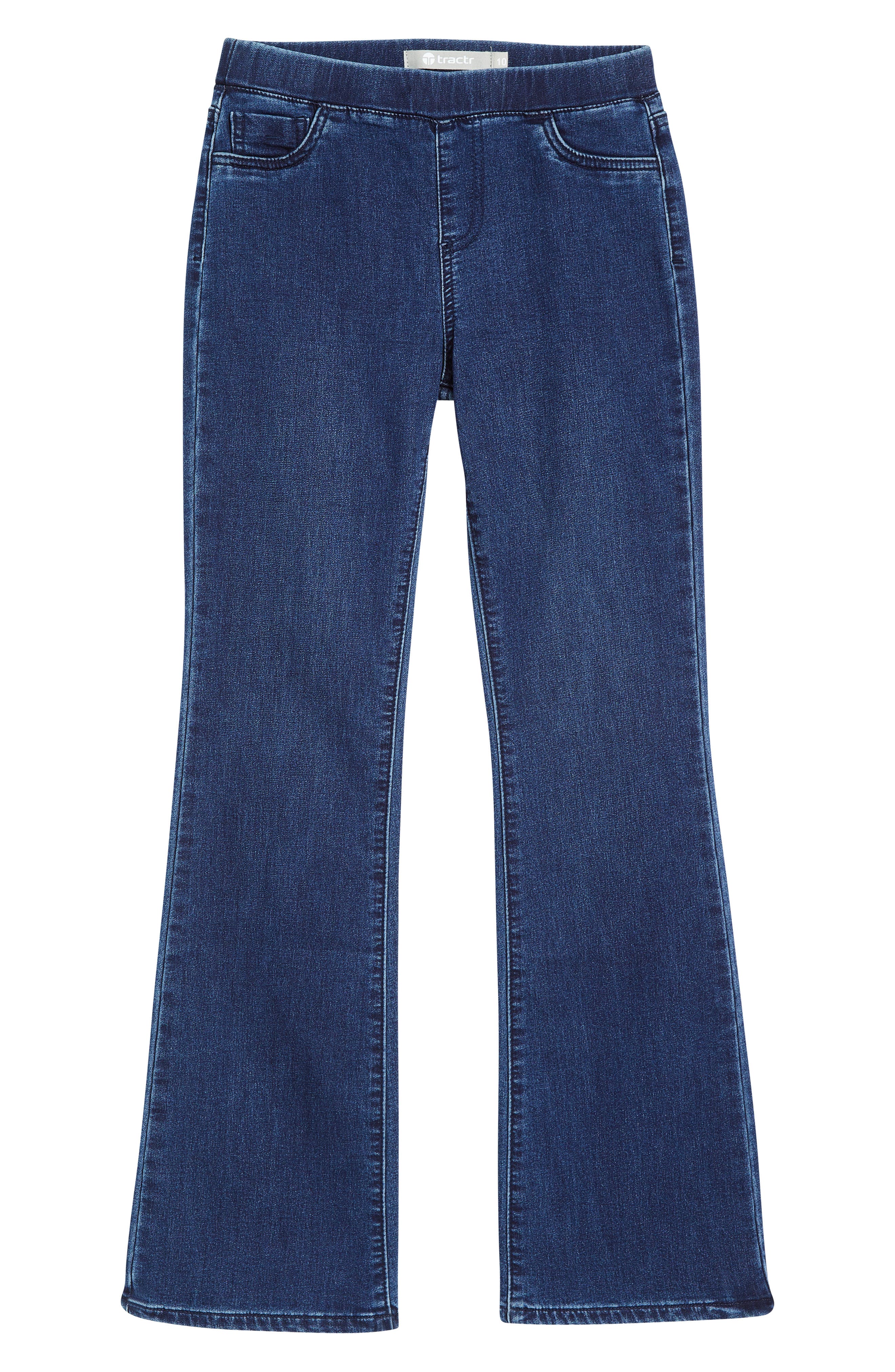 Tractr Kids' Pull-On Flare Leg Jeans