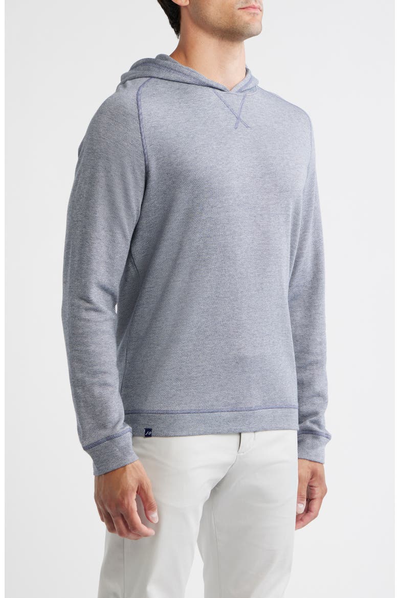 Cotton Blend Hoodie, Alternate, color, NAVY