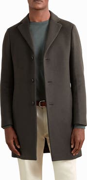 Reiss Gable Wool Blend Overcoat