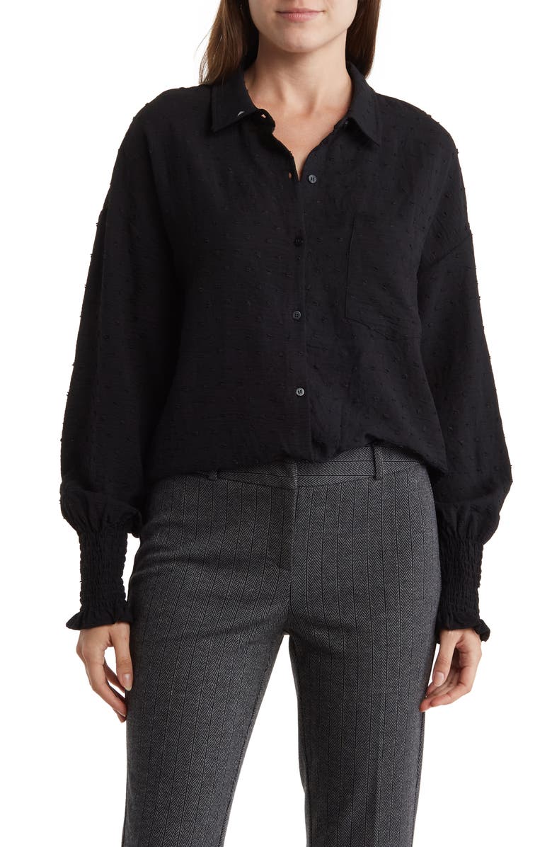 Laundry by Shelli Segal Button-Up Shirt, Main, color, 