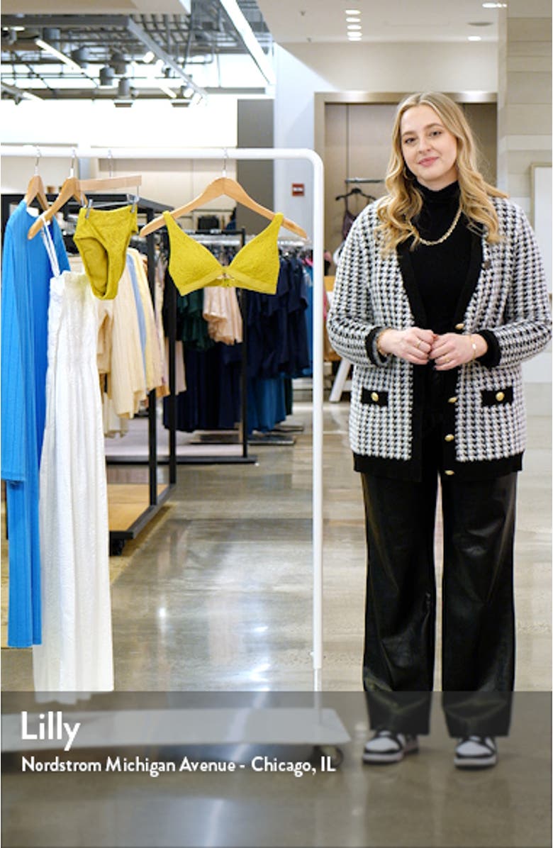 Interlace Longline Bikini Top, sales video thumbnail