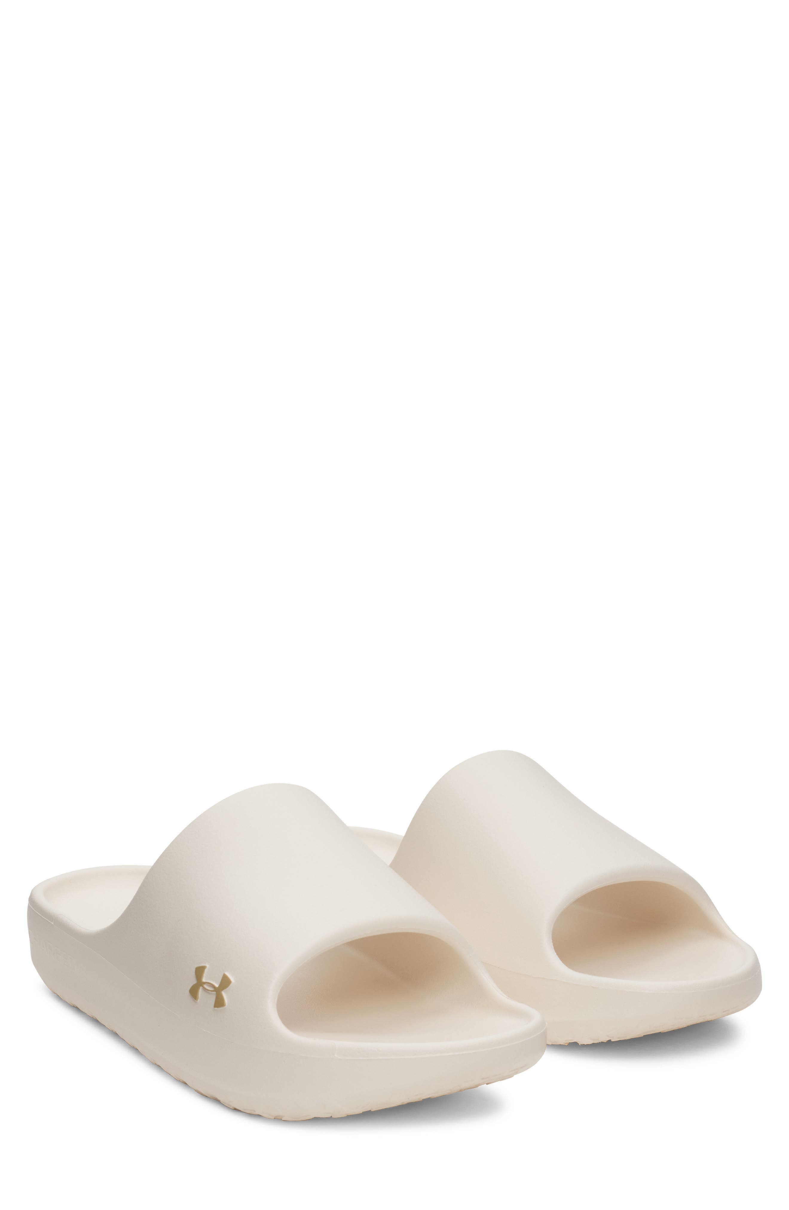 UA Charged+ Slide Sandal, Main, color, STONE / STONE / FIELD KHAKI