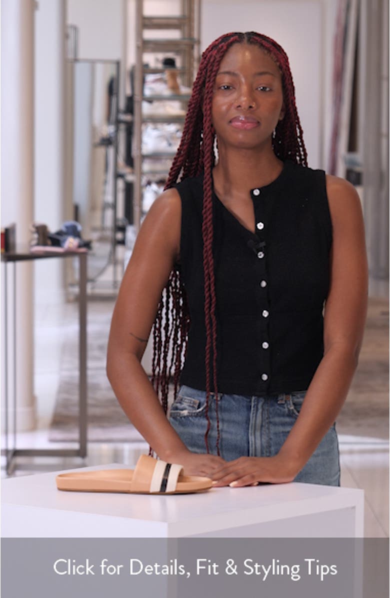 Gallito Stripe Slide Sandal, sales video thumbnail