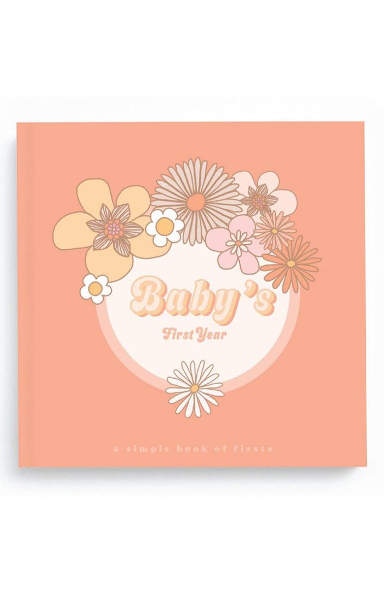 Lucy Darling 'Baby's First Year' Memory Book, Main, color, Pink