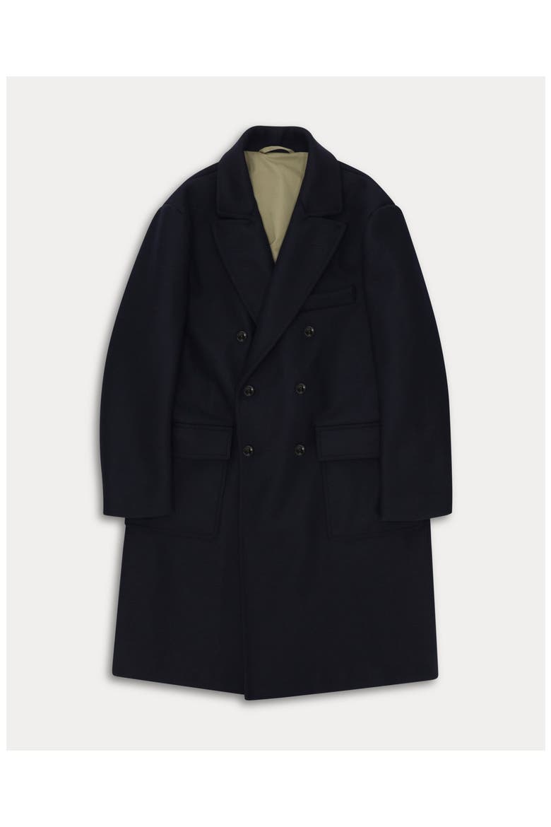 Serwilliam1 Wool Double-Breasted Coat, Main, color, BLU