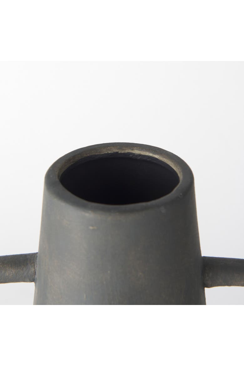 Kilian Double Ear Vase, Alternate, color, Grey