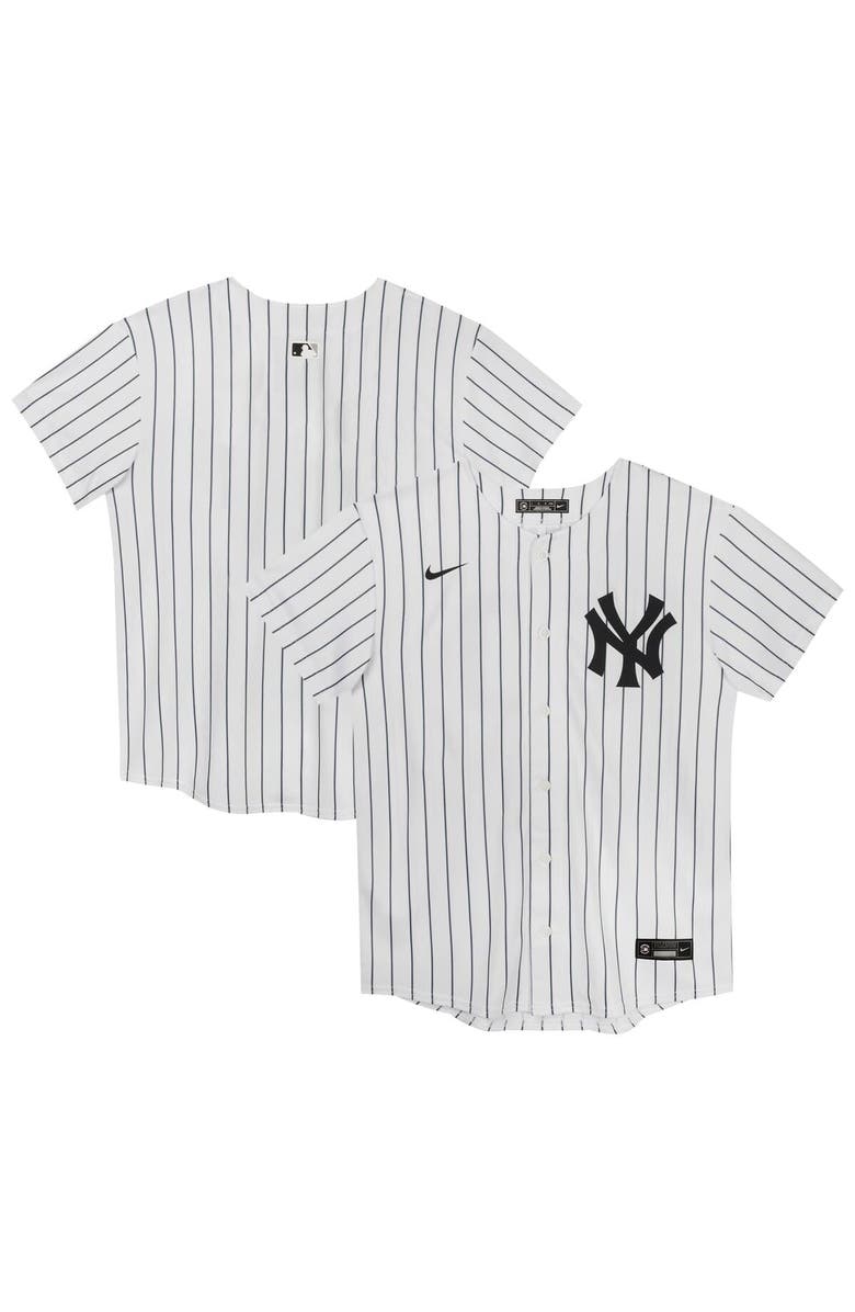 Nike Preschool Nike  White New York Yankees Home Game Jersey, Main, color, White