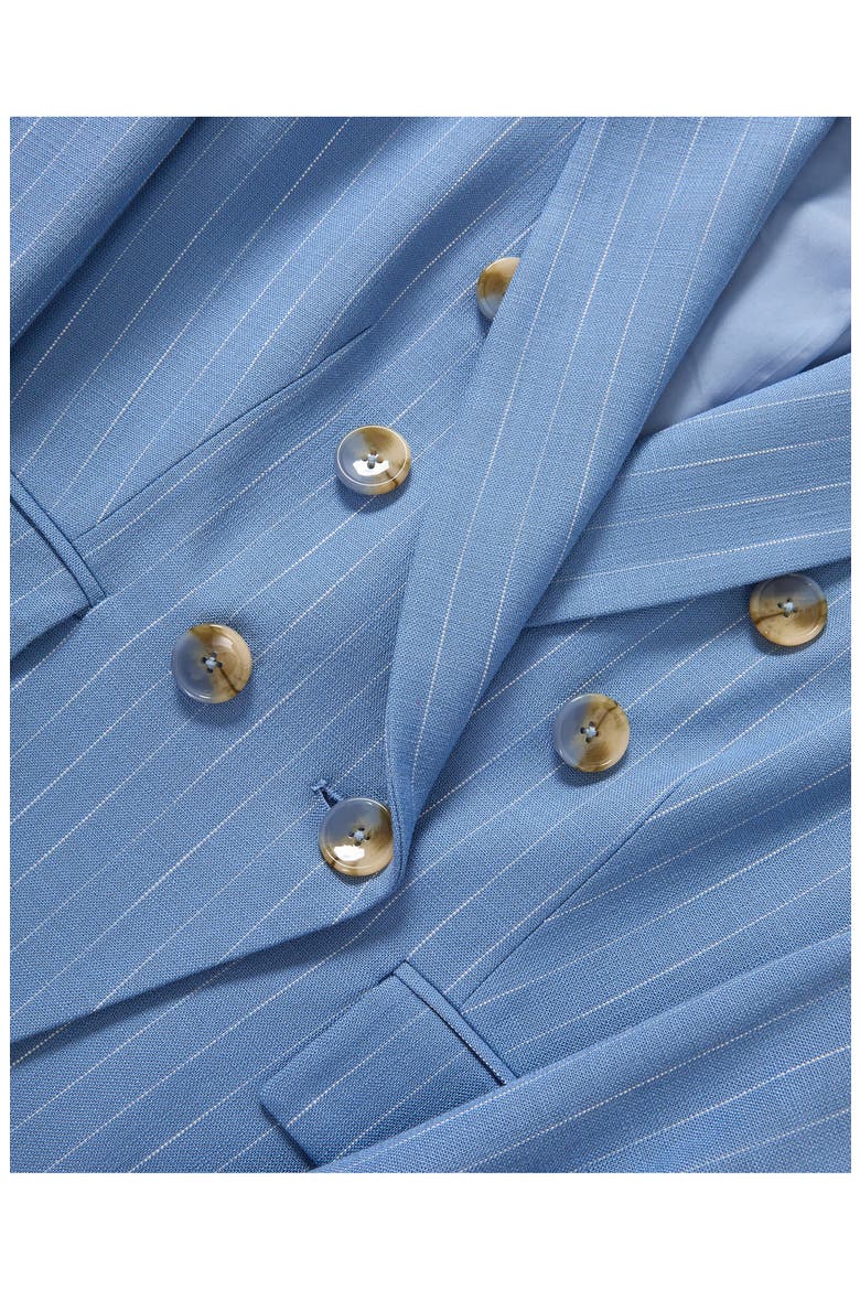 Miller Pinstripe Dickey Jacket, Alternate, color, BLUE JAY DOVE