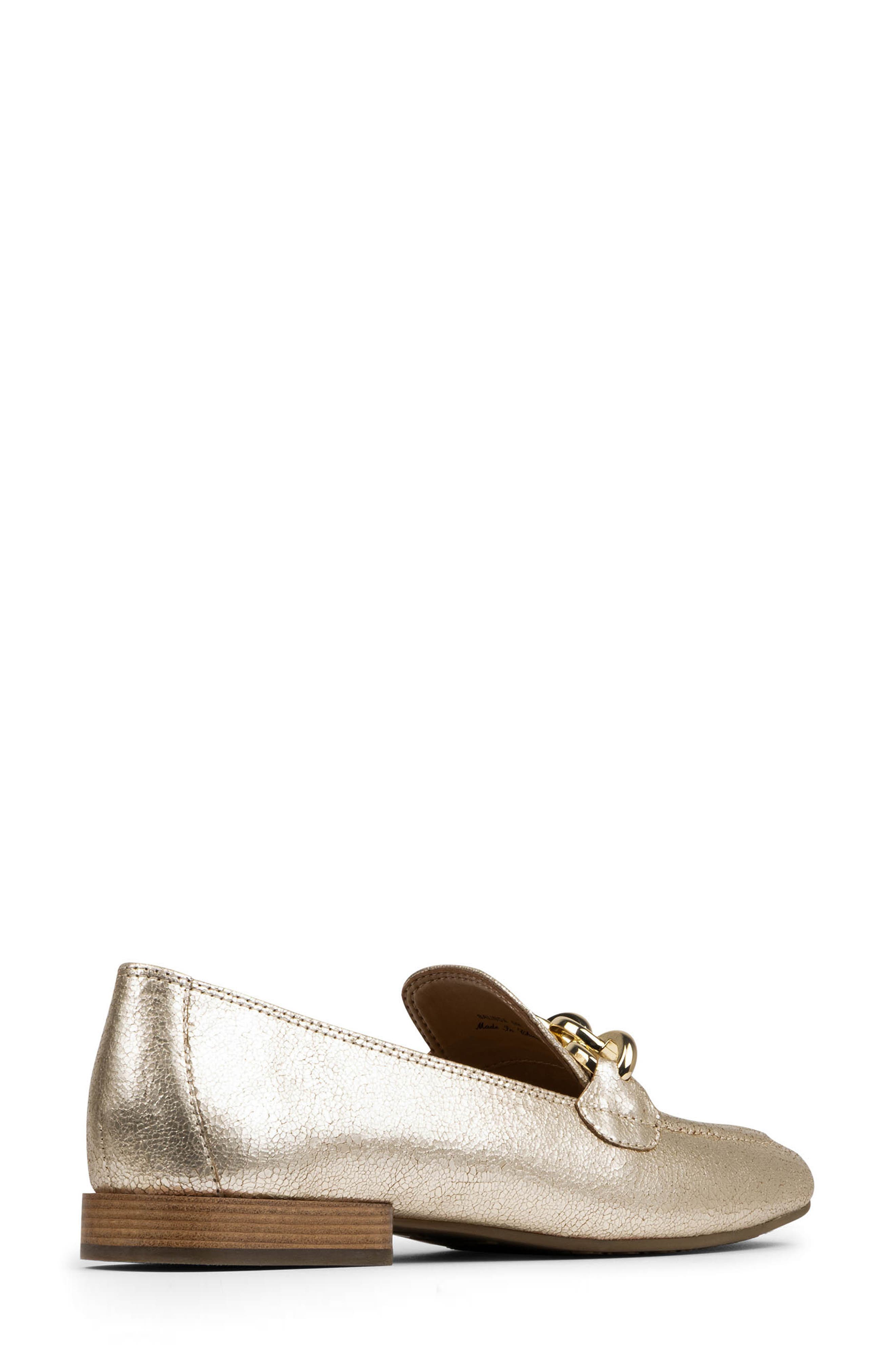 Donald Pliner Chain Loafer, Alternate, color, Platino / Platinum