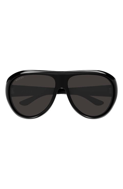 GG2270S 62mm Polarized Gradient Oversize Shield Sunglasses
