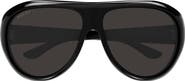 Gucci GG2270S 62mm Polarized Gradient Oversize Shield Sunglasses
