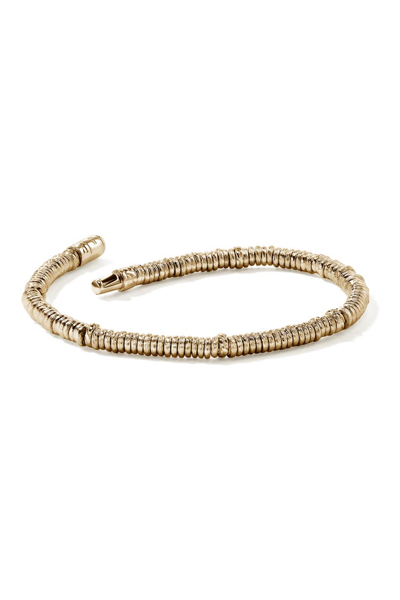 Heishi Bracelet, Gold, Alternate, color, GOLD