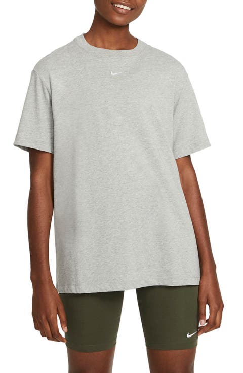 Essential Embroidered Swoosh Cotton T-Shirt