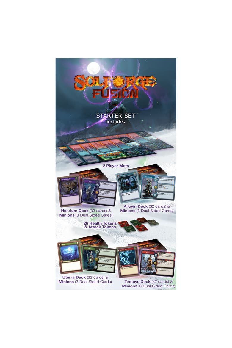 Starter Kit Hybrid Deckbuilding Game, 4 Faction Decks, Alternate, color, Multicolored