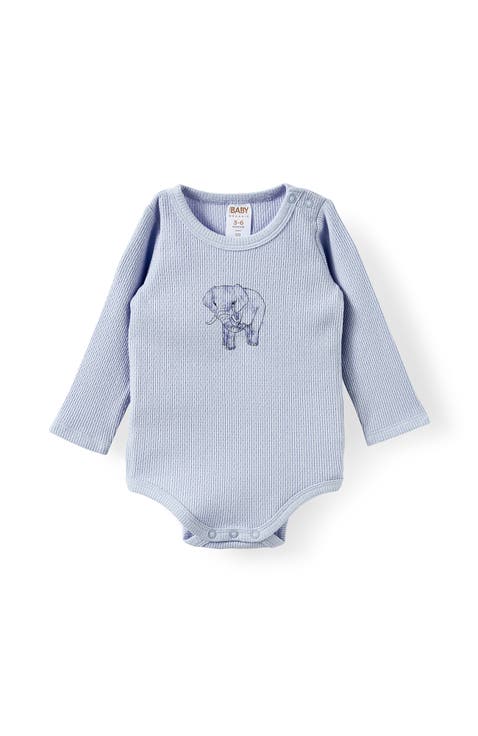 Organic Pointelle Long Sleeve Bubbysuit