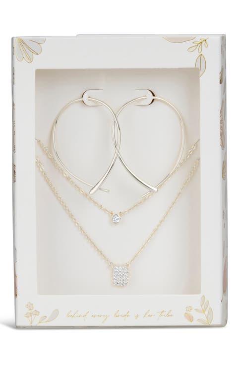 Her Bridesmaid Style Drop Earrings