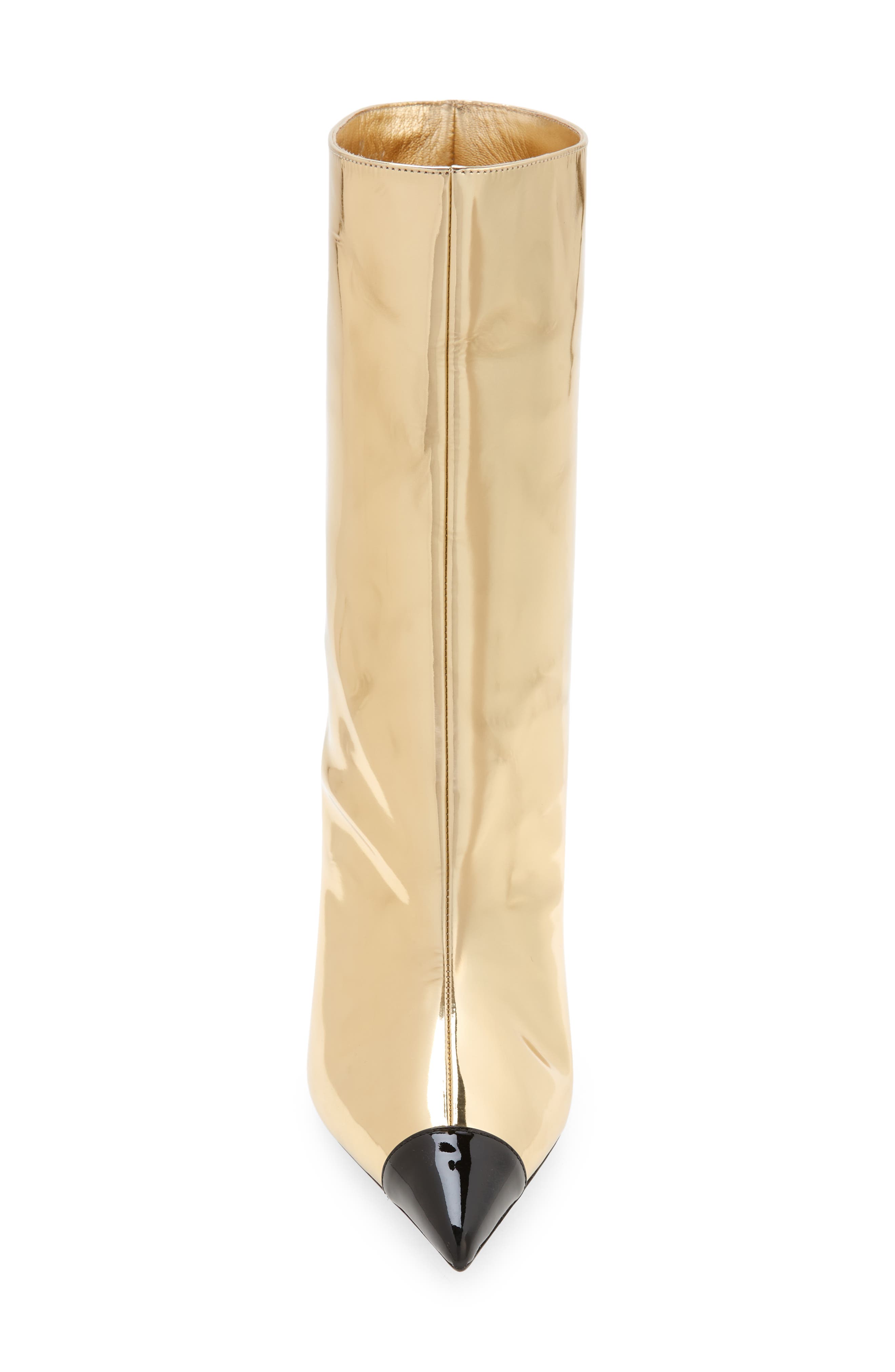 Jimmy Choo Cierra Metallic Leather Bootie Women), Alternate, color, 