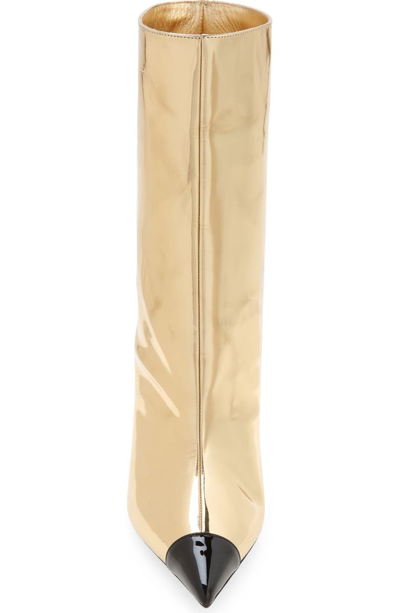 Jimmy Choo Cierra Metallic Leather Bootie Women), Alternate, color,