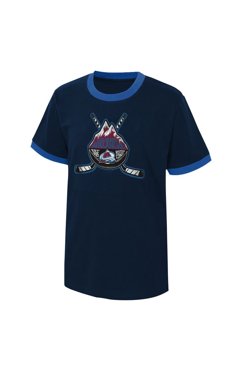 Outerstuff Youth Navy Colorado Avalanche Ice City T-Shirt, Alternate, color, Navy