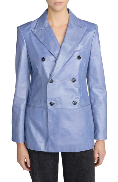 Boulevard Leather Blazer