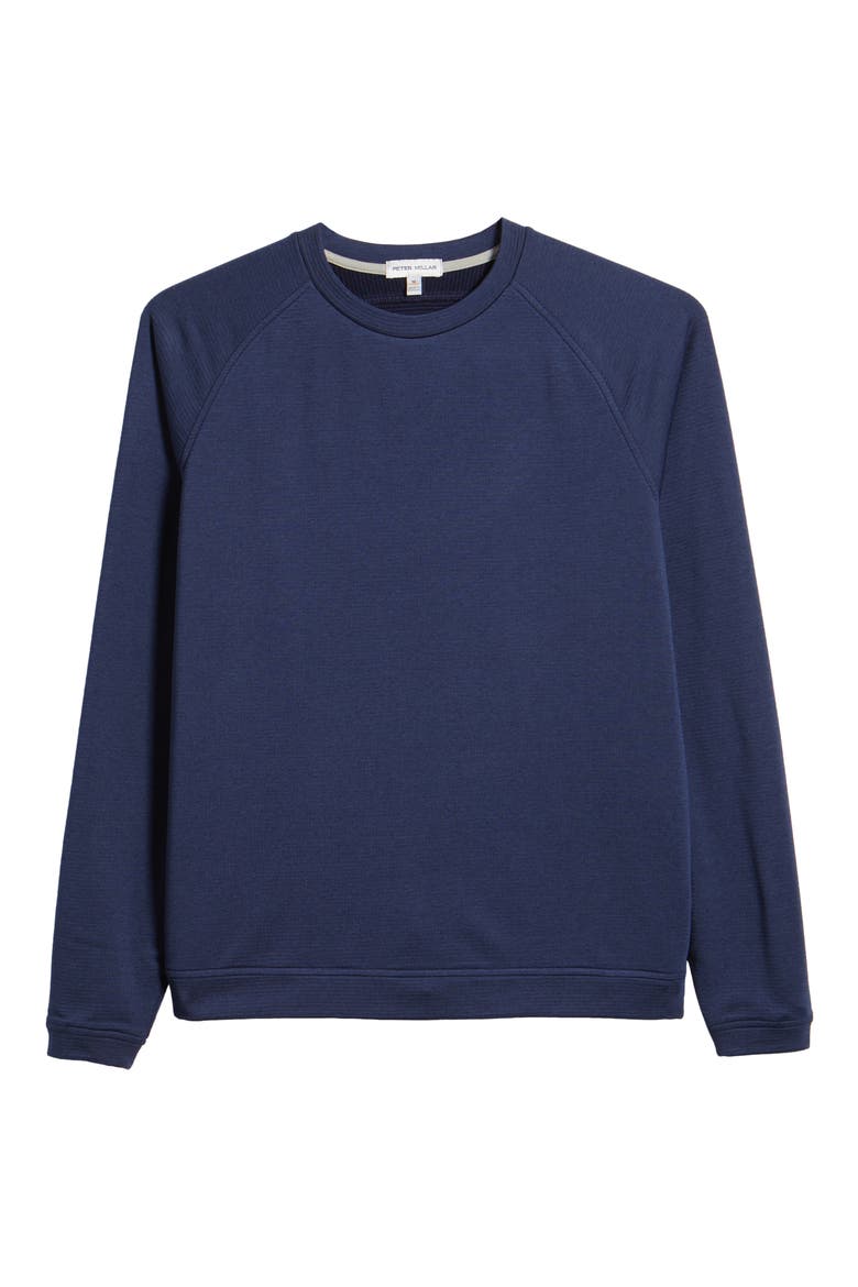 Beaumont Performance Crewneck Top, Alternate, color, NAVY