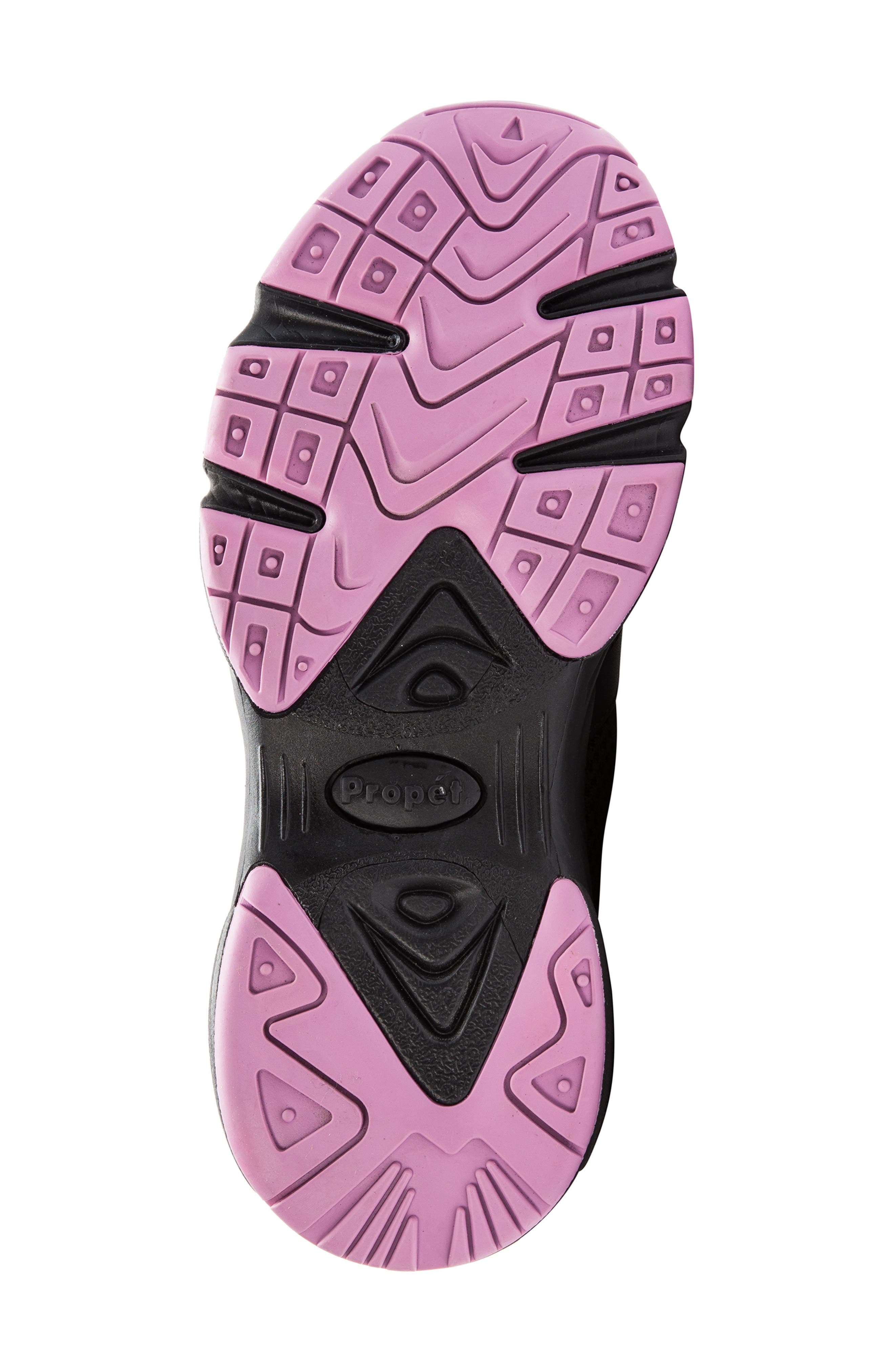 Stability X Sneaker, Alternate, color, BLACK/ BERRY FABRIC