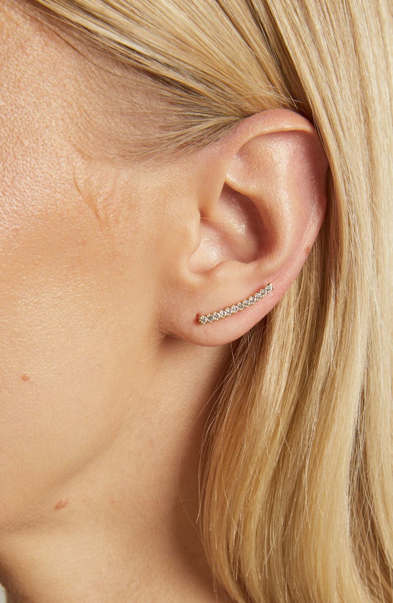 Aurate New York Archival Path Earring, Alternate, color, Yellow