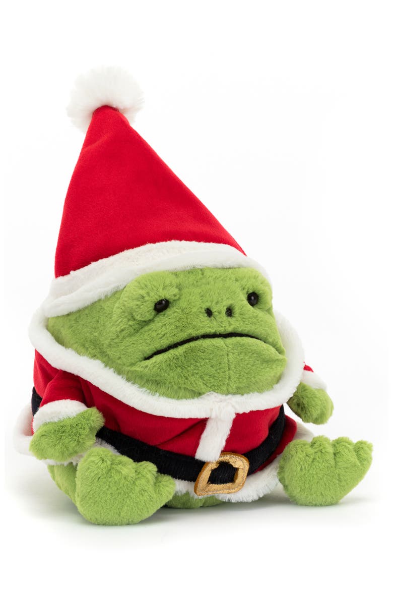 Santa Ricky Rain Frog Stuffed Animal, Main, color, MULTI