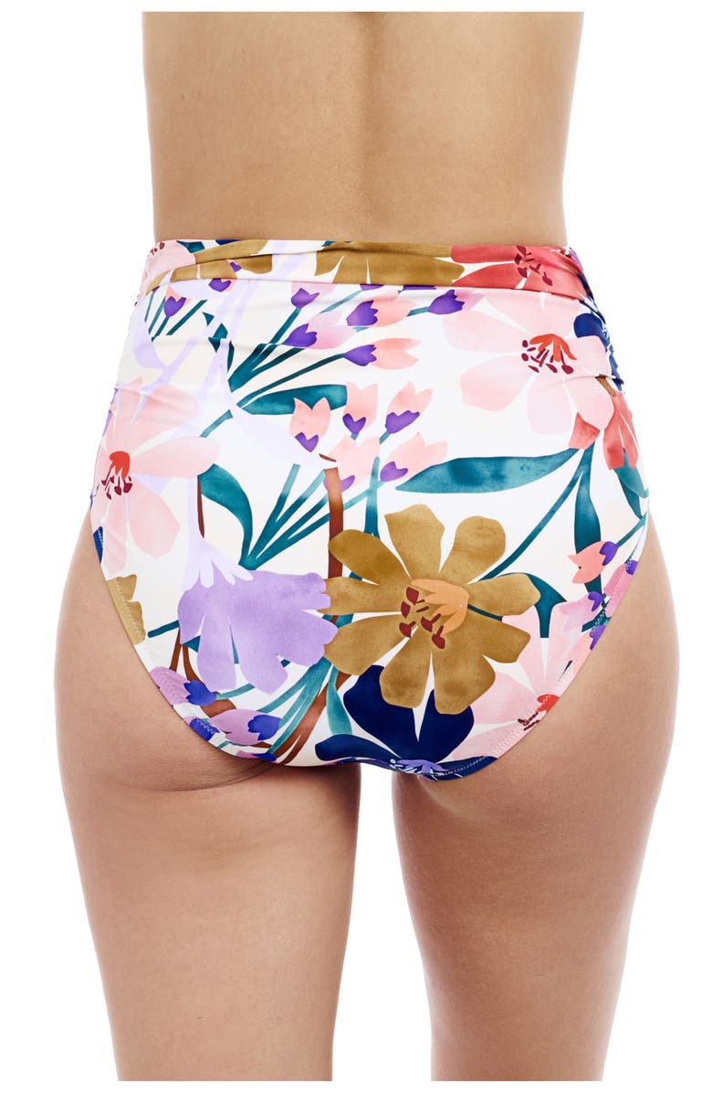 Profile by Gottex Melody High-Waist Bikini Bottom, Alternate, color, Multi