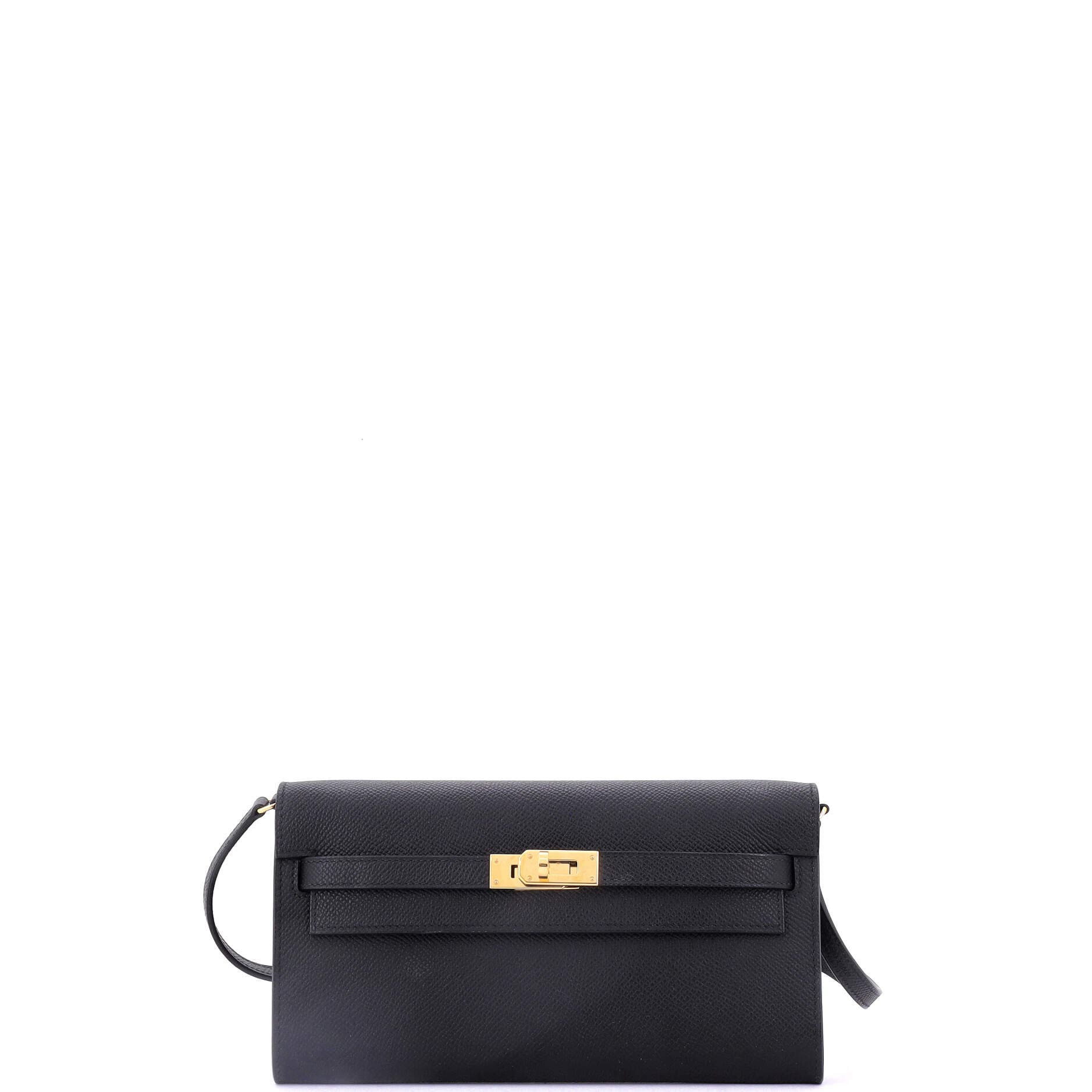 Pre-Owned Hermes Kelly To Go Wallet Epsom, Main, color, 