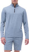 Bugatchi Quarter Zip Performance Pullover