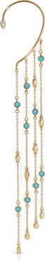 Ettika Linear Chain Statement Ear Cuff